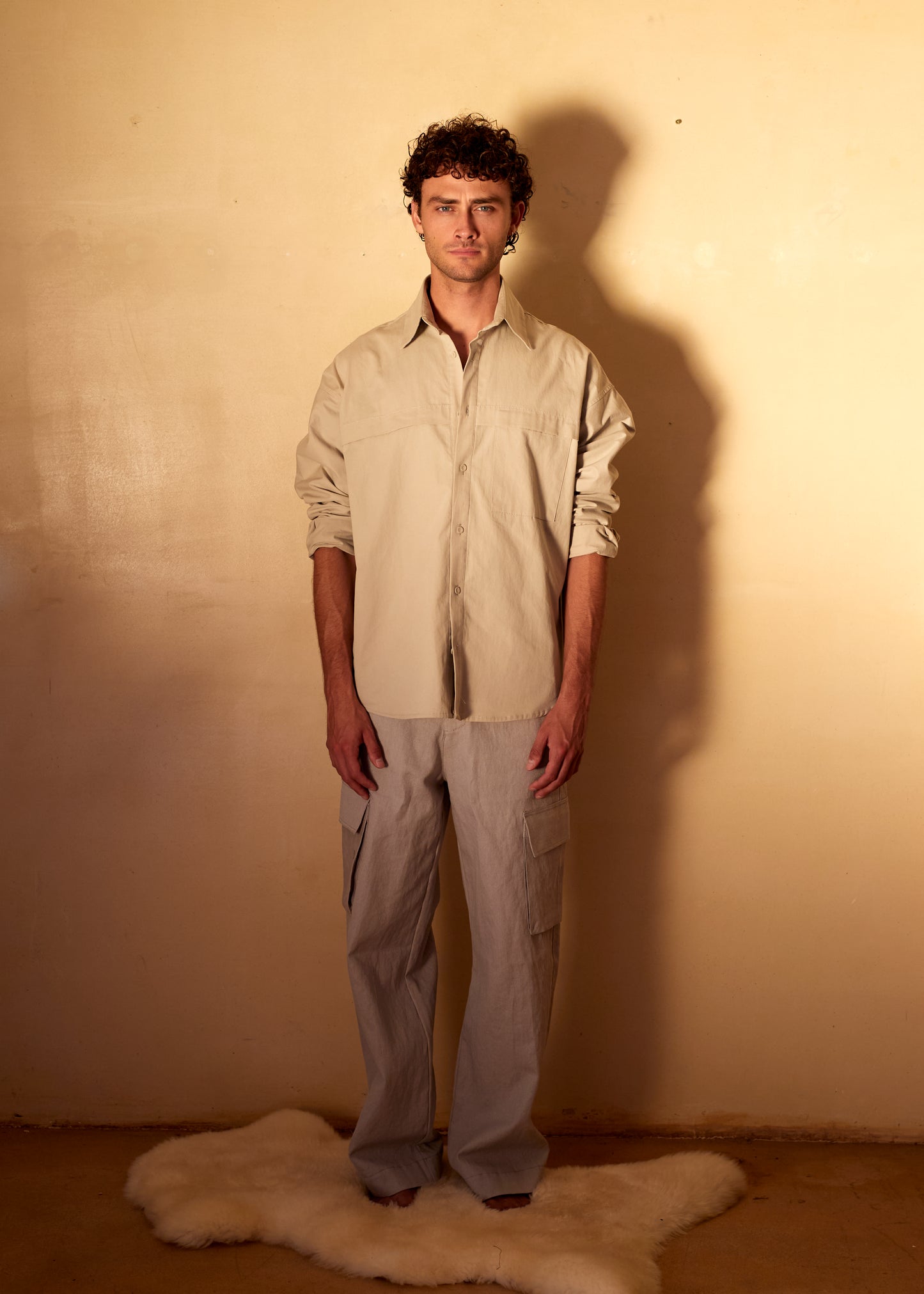 Rumi Shirt in Sage Cotton