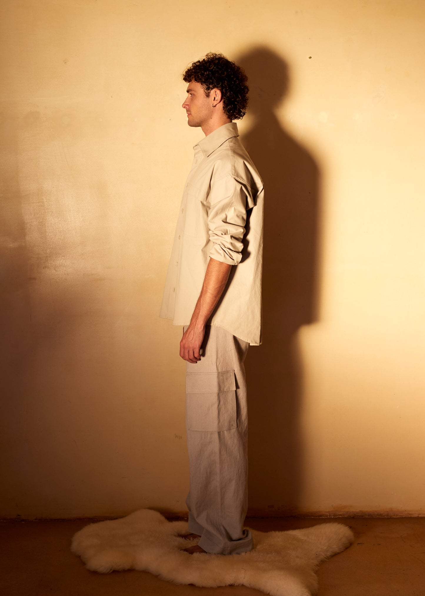 Rumi Shirt in Sage Cotton